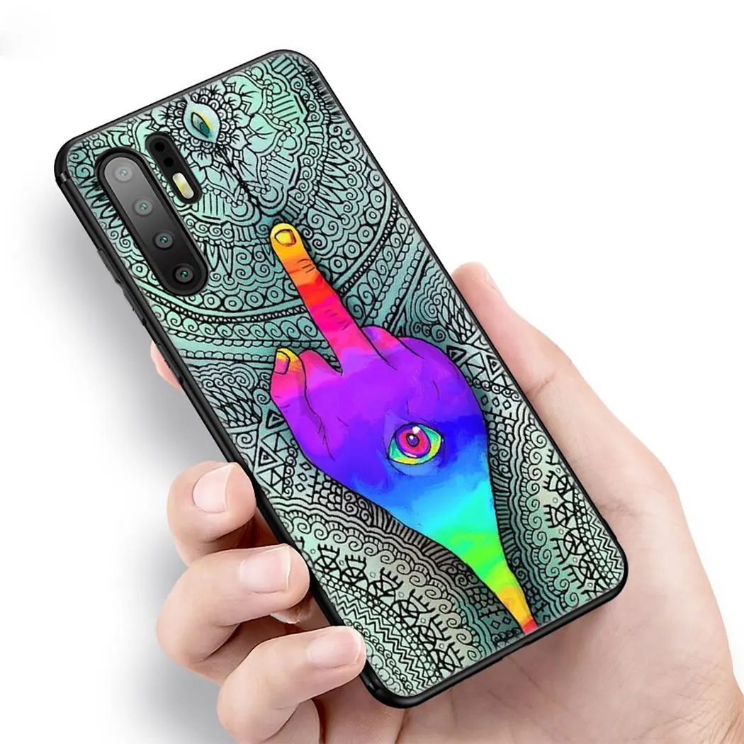 Мягкий силиконовый чехол с татуировкой для девочек IYICAO Huawei P Smart Z Plus 2019 P30 P20 P10 Lite Pro