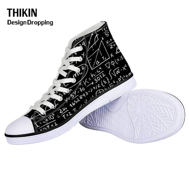 Кроссовки THIKIN классические Вулканизированная подошва математическая формула