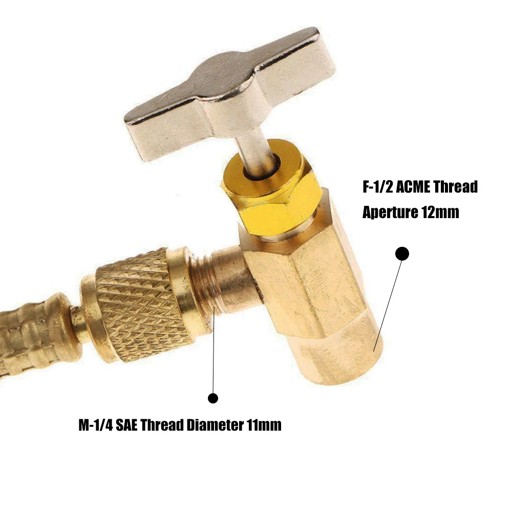 Hot New R134A 1.5m Recharge Measuring Hose Car Air Conditioning Refrigerant Pressure Gauge Accessories | Инструменты