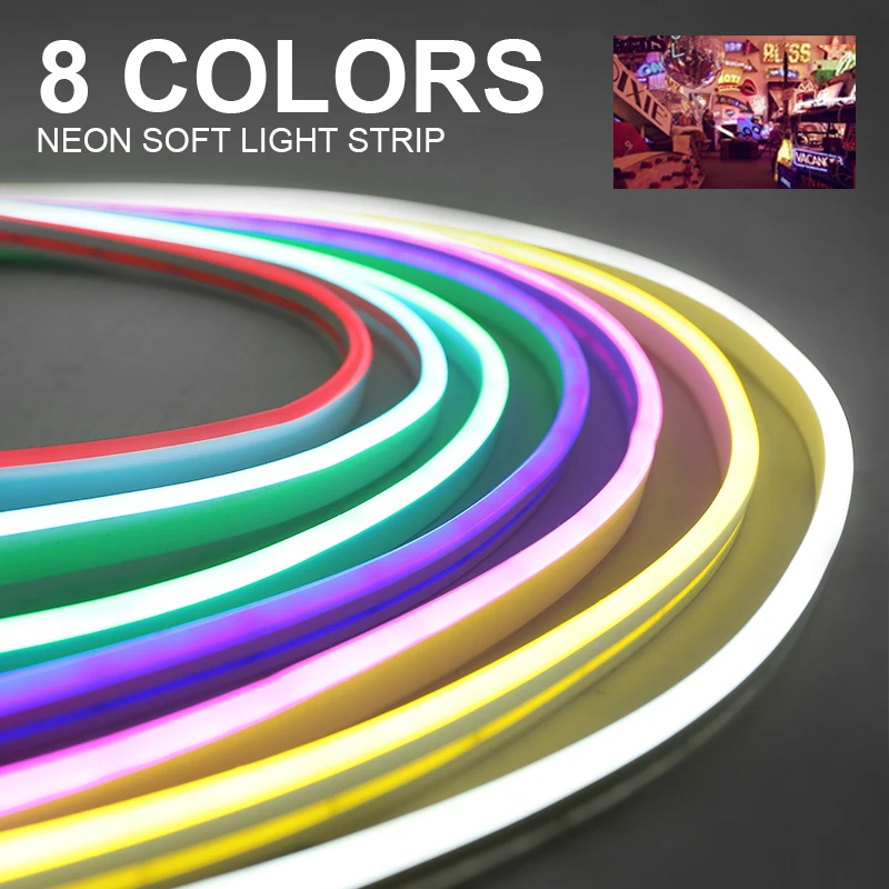 

Neon light LED Neon Sign SMD2835 Holiday Decoration Light DIY Waterproof Flexible DC12V LED Strip For Home Decor Flex For Rooms