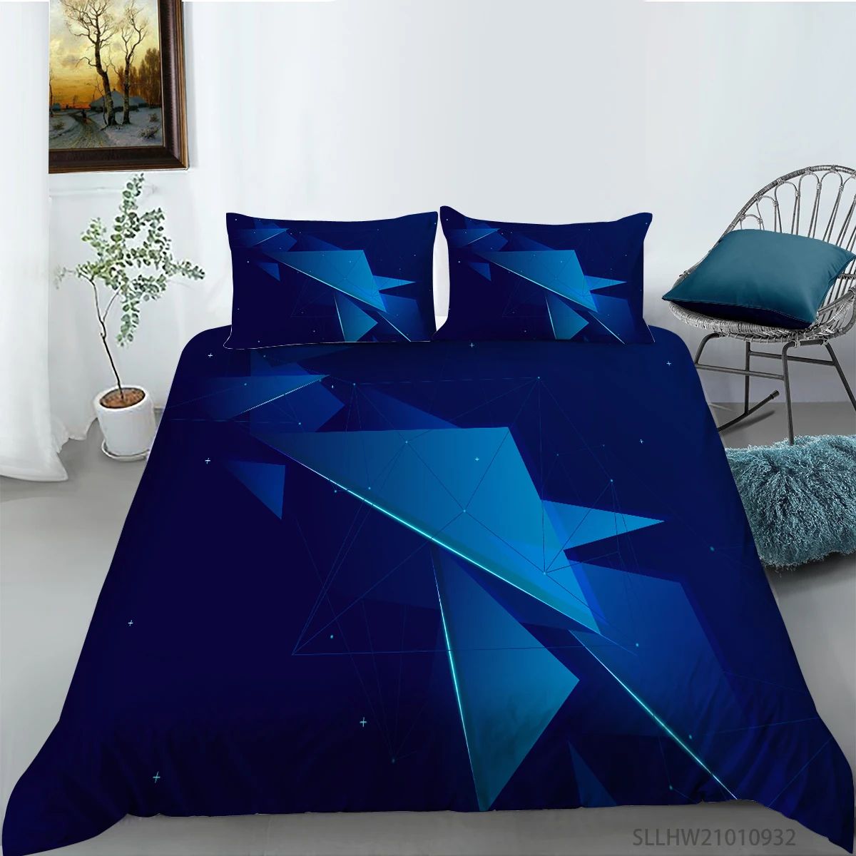 

3D Bedding Set Luxury Duvet Cover Set Modern Home Bed Set Pillowcase Boys Girls Home Textile Dropship