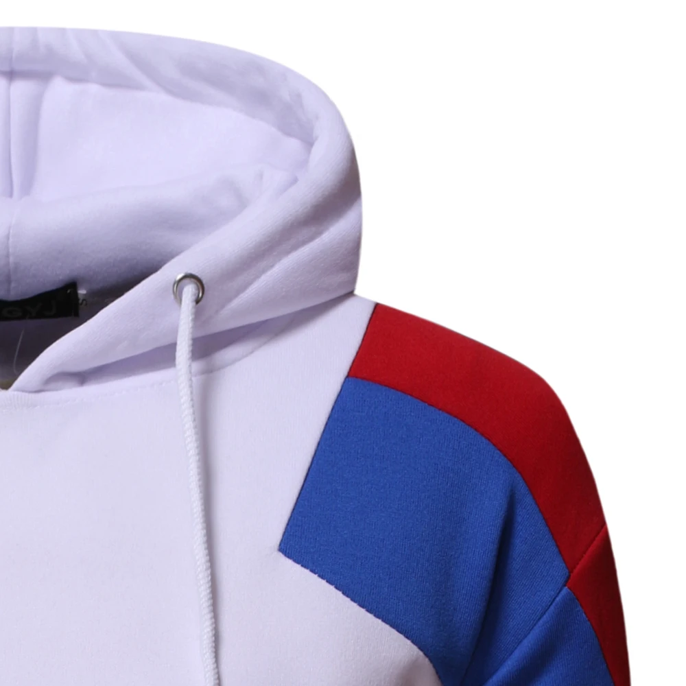 

ZOGAA 2021 New Hooded Pullover Sweatshirt Men's Contrast Stitching Hoodie Fashion Casual Street Fit Harajuku Sweatshirt Men's