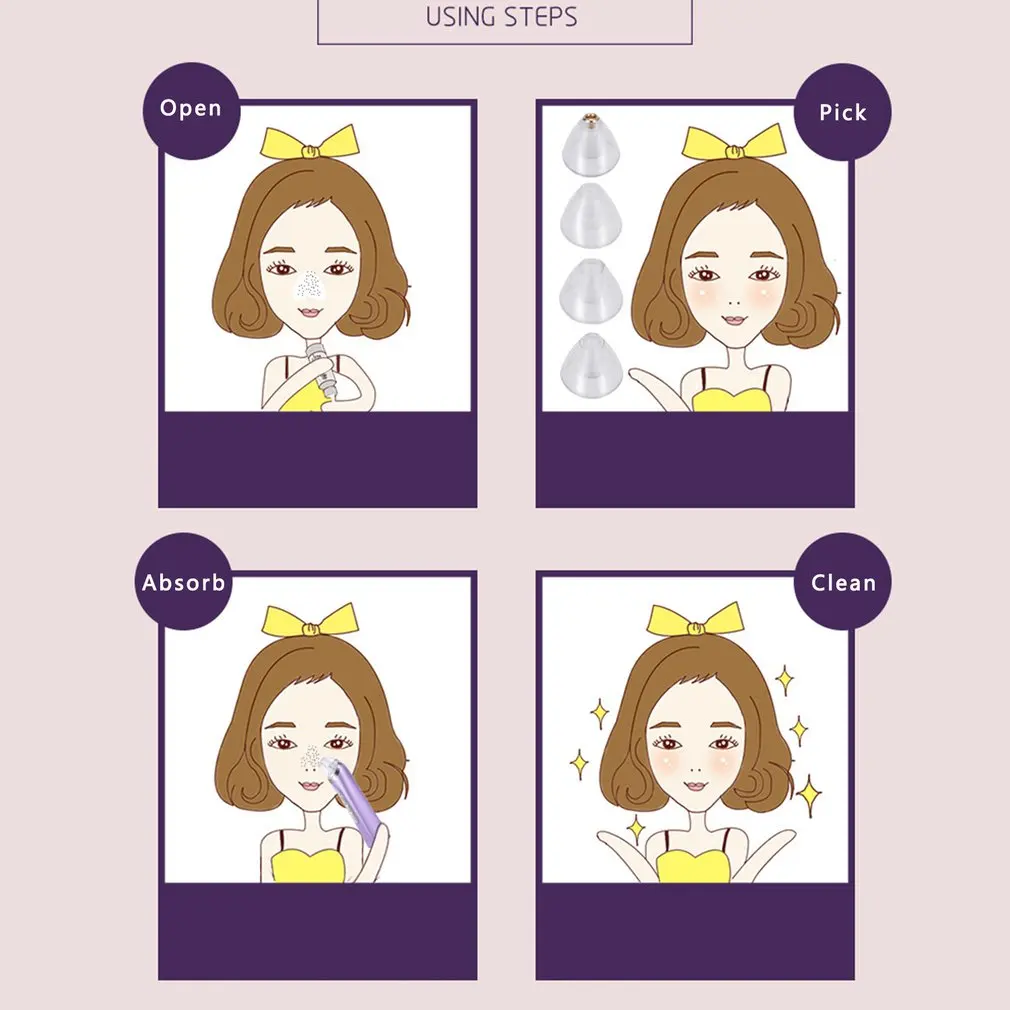 Электрический угрей всасывающее средство для очистки пор очиститель акне