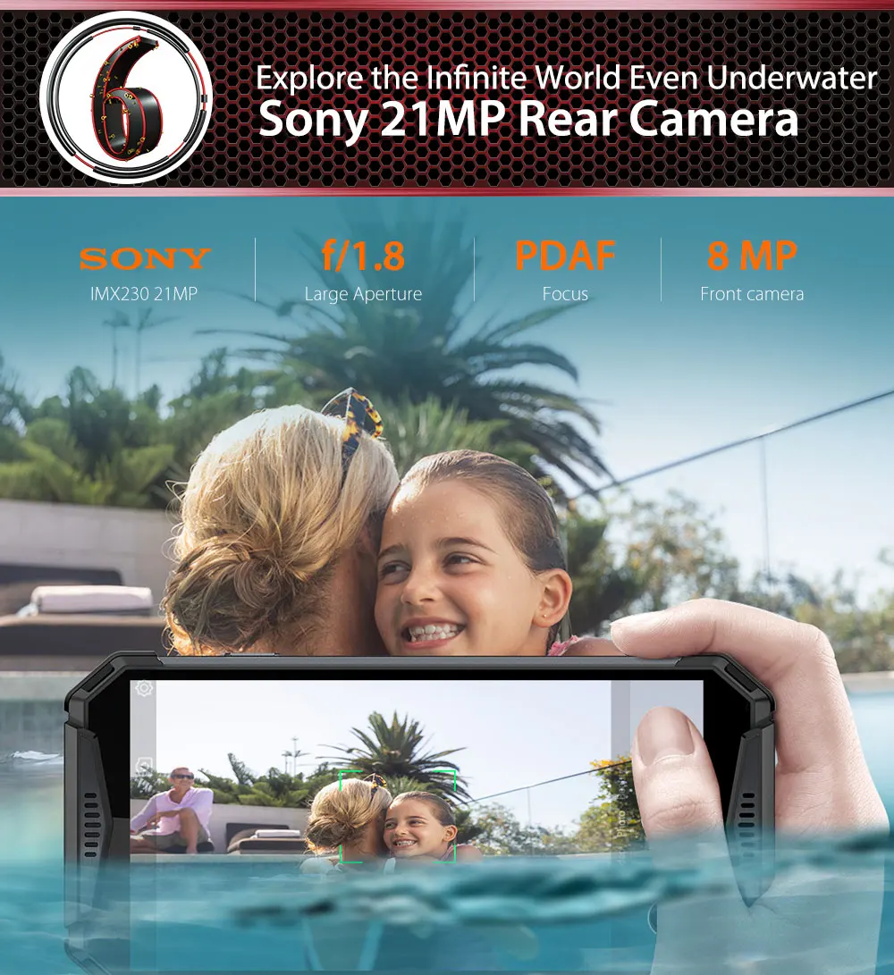Ulefone Armor 3WT IP68 водонепроницаемый мобильный телефон 10300 мАч 5," FHD+ Восьмиядерный 6 ГБ+ 64 ГБ helio P70 Android глобальная версия смартфона