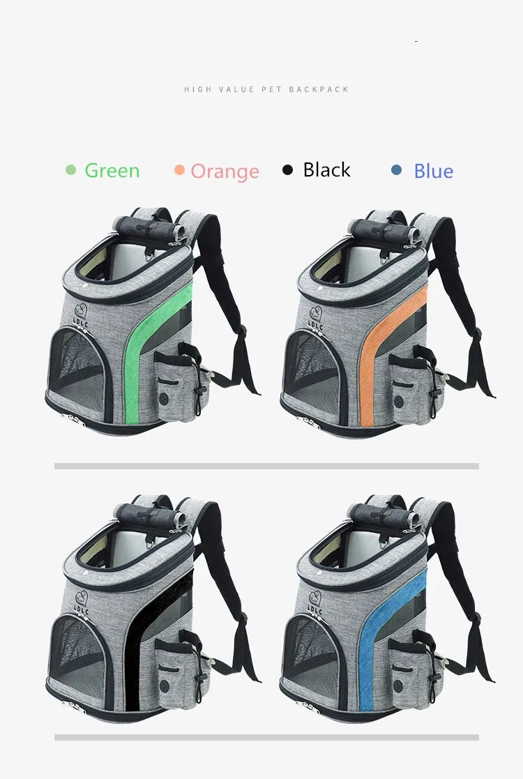 Dog Carrier Backpack Bag Breathable Dogs for small dogs Cat Bag Portable Pet Shoulder Dog Stuff Hiking Travel Walking Riding