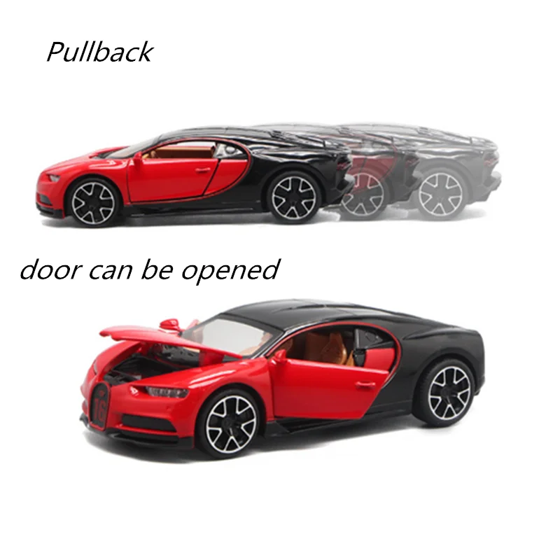 Коллекция 1:32 металлический сплав откатная модель Sportscar Bugatti Veyron 14 см литая