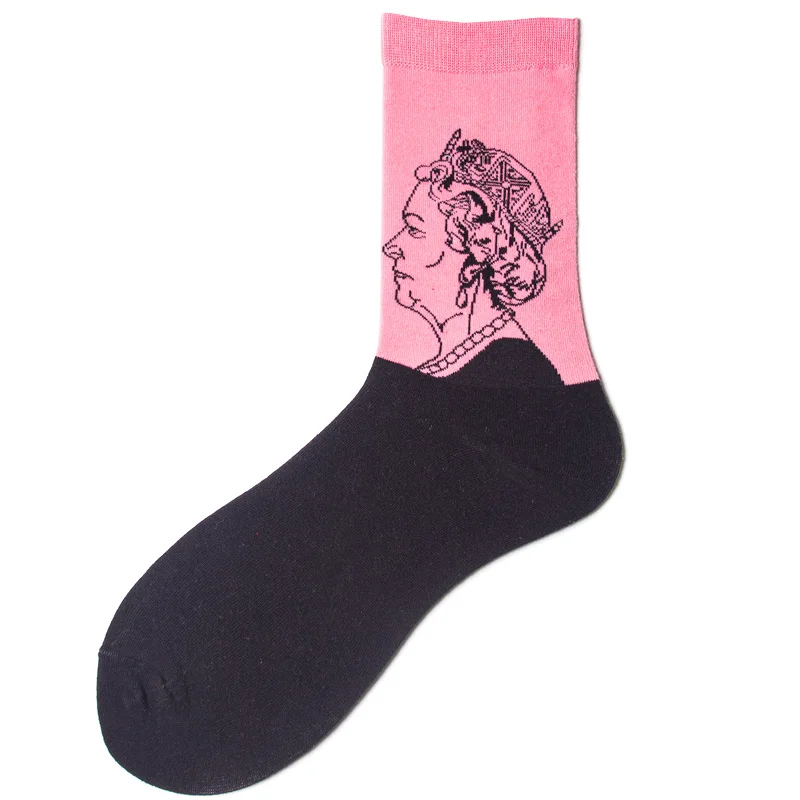 5 Забавные мужские креативные хлопковые носки Trump,, с американским национальным флагом и звездами в полоску для счастливых пар - Цвет: 5