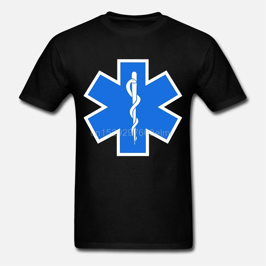 EMT Ghost Flag первый ответчик EMS Скорая медицинская техника футболка|Мужские футболки|