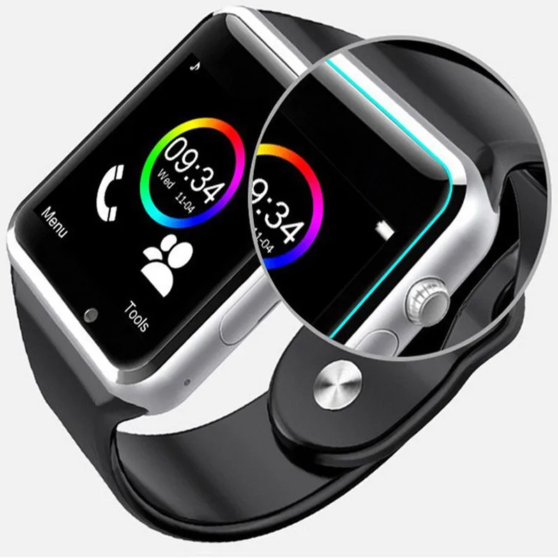 Новые A1 Bluetooth Смарт часы спортивные поддержка вызова музыка 2G с SIM TF камера Smartwatch