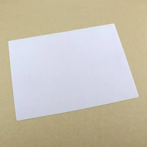 Translucent 1 шт. 11*8*0,04 дюймов квадратный Гладкий Силиконовый Подкладка держатель размещение коврик кухонные принадлежности коврик толстый - Цвет: Translucent