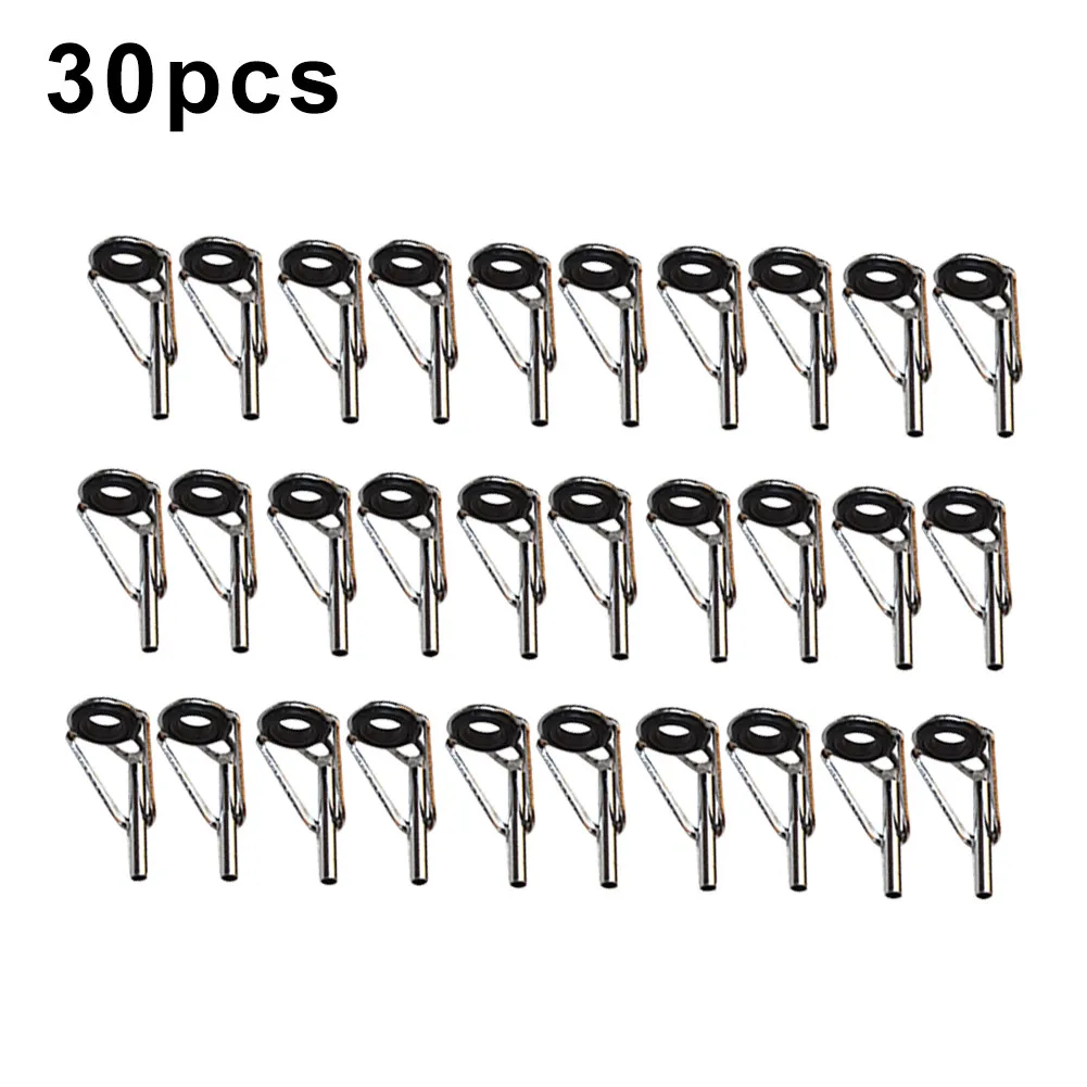 

Part Tool Fishing Rod Guide Rings Iron 6 Kinds of Diameter Smooth Saltwater High Quality Practical Durable Useful