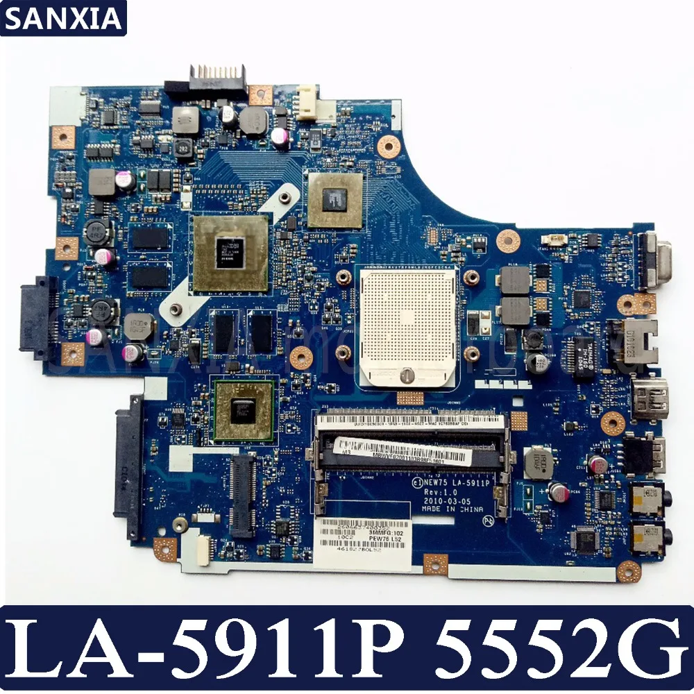 

Материнская плата KEFU NEW75 для ноутбука Acer 5552G, протестированная оригинальная материнская плата AMD, видеокарта