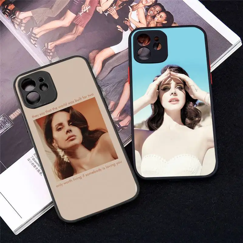 

Babaite lana del rey Phone Case Matte Transparent for iPhone 7 8 11 12 s mini pro X XS XR MAX Plus Clear mobile bag soft sapa