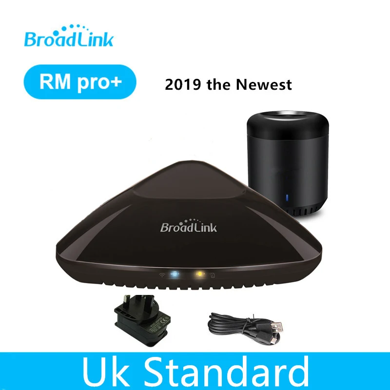 Mini3 ProUK Broadlink RM Pro+ Plus совместим с Amazon Alexa Echo Wifi+ IR+ RF универсальный пульт дистанционного управления ler App управление домашними устройствами - Color: Mini3 ProUK