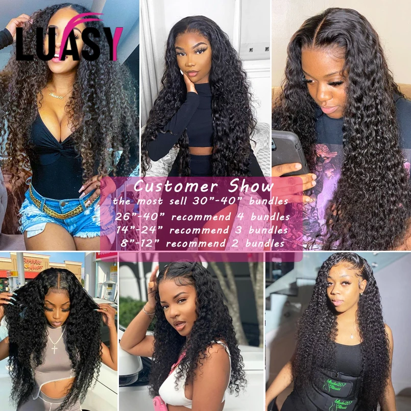 Бразильские волнистые 3 4 пряди вьющихся человеческих волос 30 34 36 дюймов