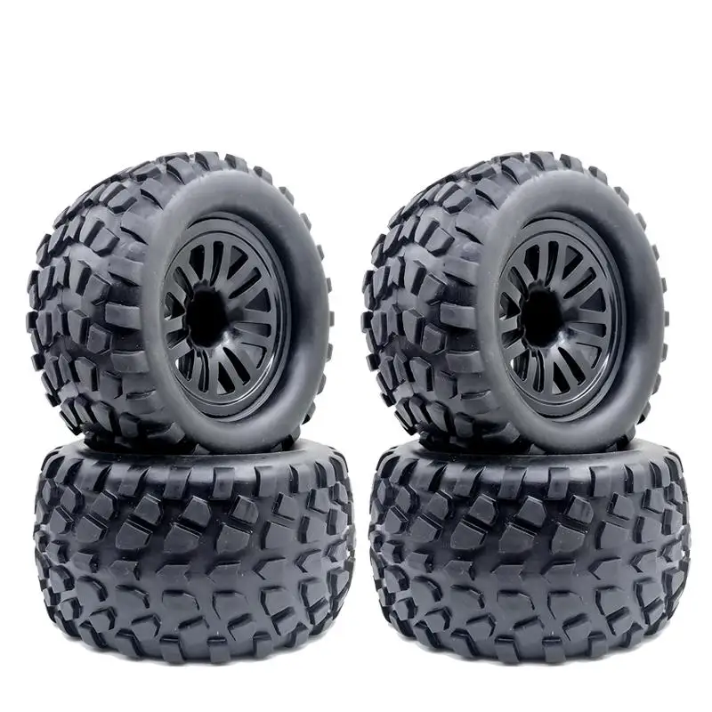 4 шт. 130 мм 1/10 грузовые шины и колеса Hex 12 для Traxxas Tamiya Kyosho HPI HSP Savage XS TM Flux LRP|Детали