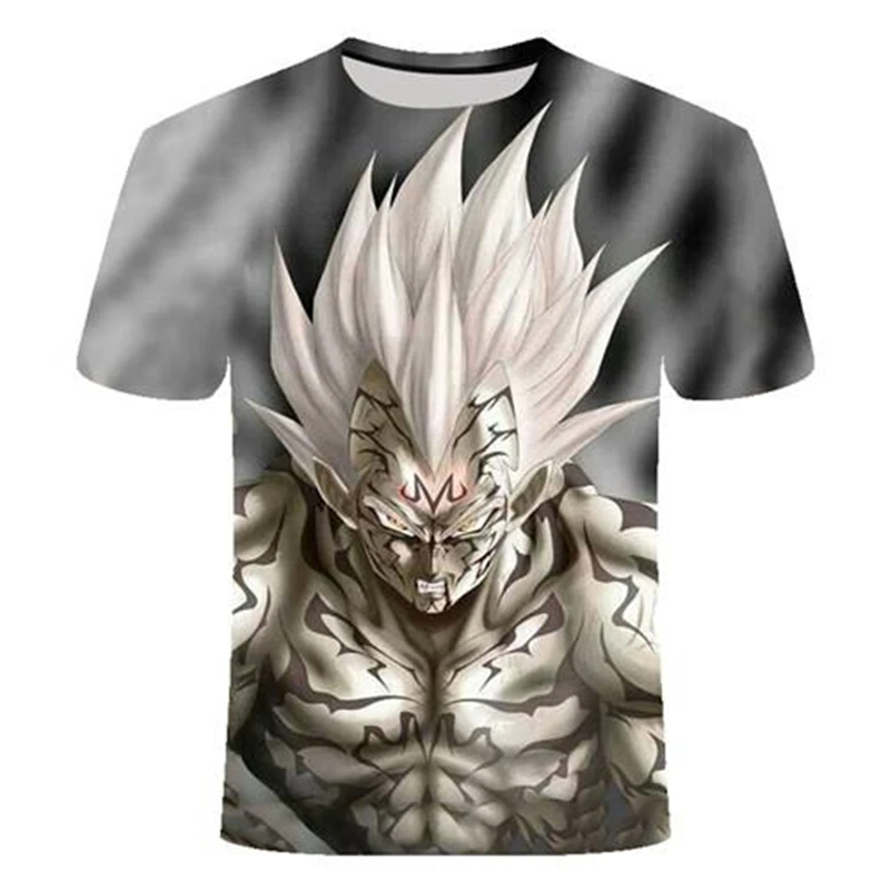 

2020 men's summer latest anime personality round neck casual fashion T-shirt 3D printing novel men's short sleeve top