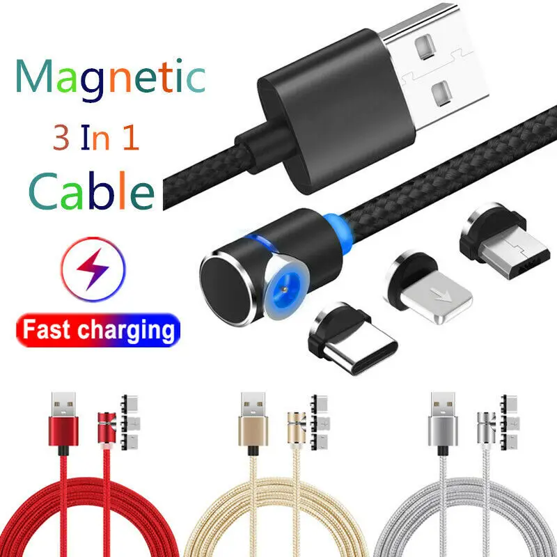 UGI 1M 2M 2.4A 360 ° l образный Магнитный type C Micro IOS usb зарядный кабель для LG G7 G4 G5 G6 кабель| |