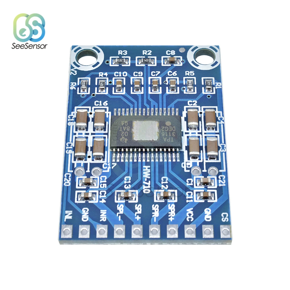 Двухканальный мини-усилитель мощности 12-24 В постоянного тока 50 Вт + | Инструменты