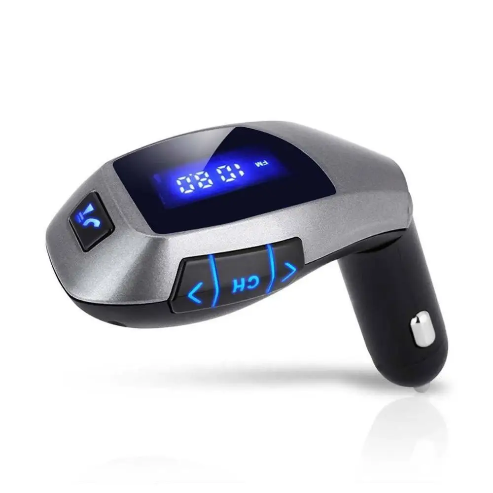 Черный Fm-передатчик Bluetooth автомобильный комплект беспроводной радио адаптер fm-модулятор Handsfree Музыка Mp3 Usb плеер аудио для смартфонов VS G7 - Название цвета: Черный