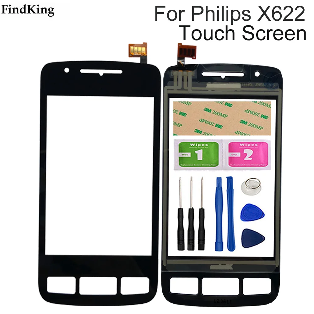 4 ''мобильный телефон сенсорный экран для Philips Xenium X622 Сенсорное стекло Переднее