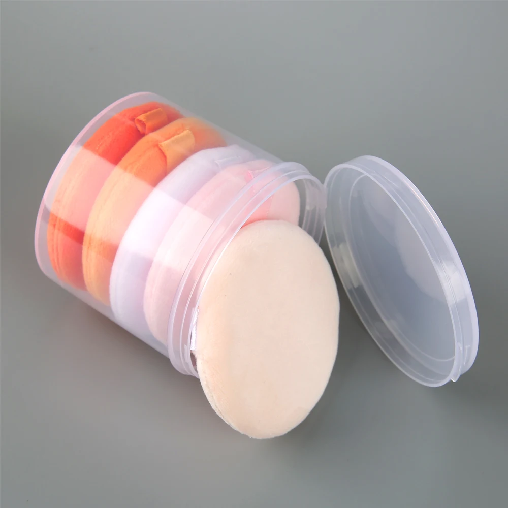 Новинка 5 шт. для женщин красота лица пудра пуховка высокое качество велюр