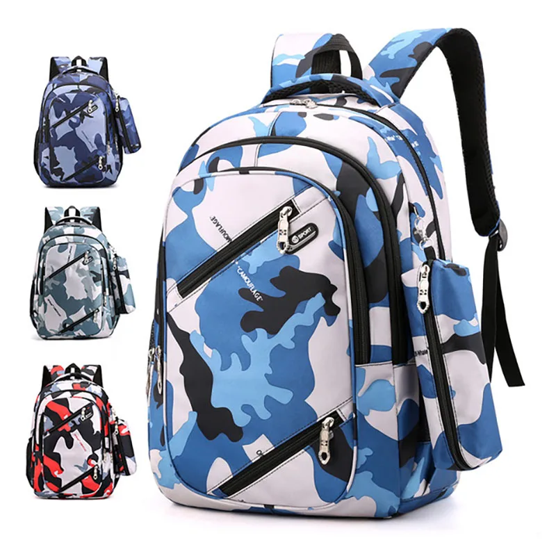 

JCHENSJ Camouflage 15.6" Laptop Backpack For Men Waterproof Nylon Travel Working Men's Backpack College School Boys Backpack Bag