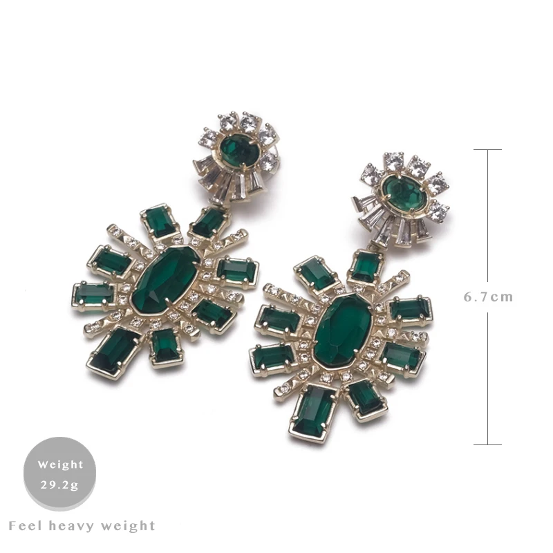 

Amorita boutique Vintage luxury lady style drop earrings