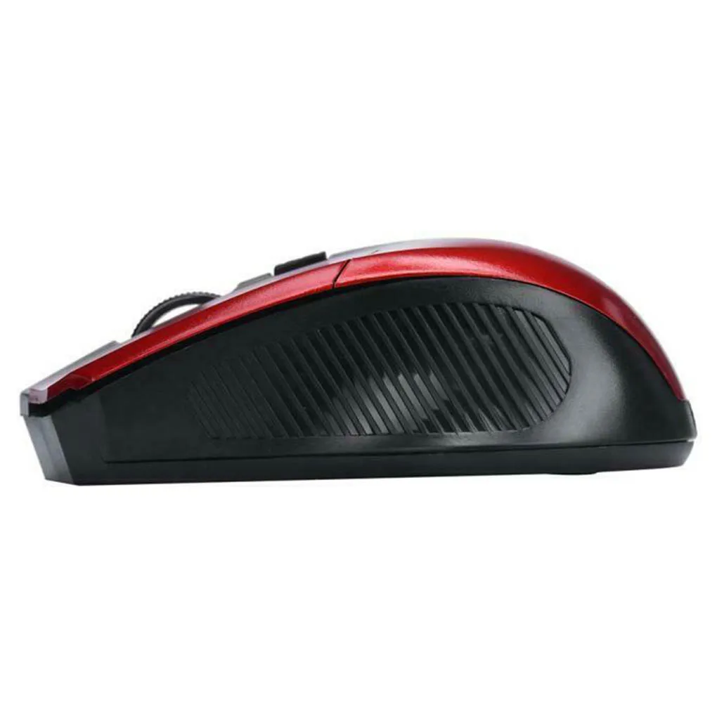 wireless gaming mouse adjustable dpi switch 800 1200 1600dpi 2 4g 6 buttons optical mouse for laptop notebook pc free global shipping