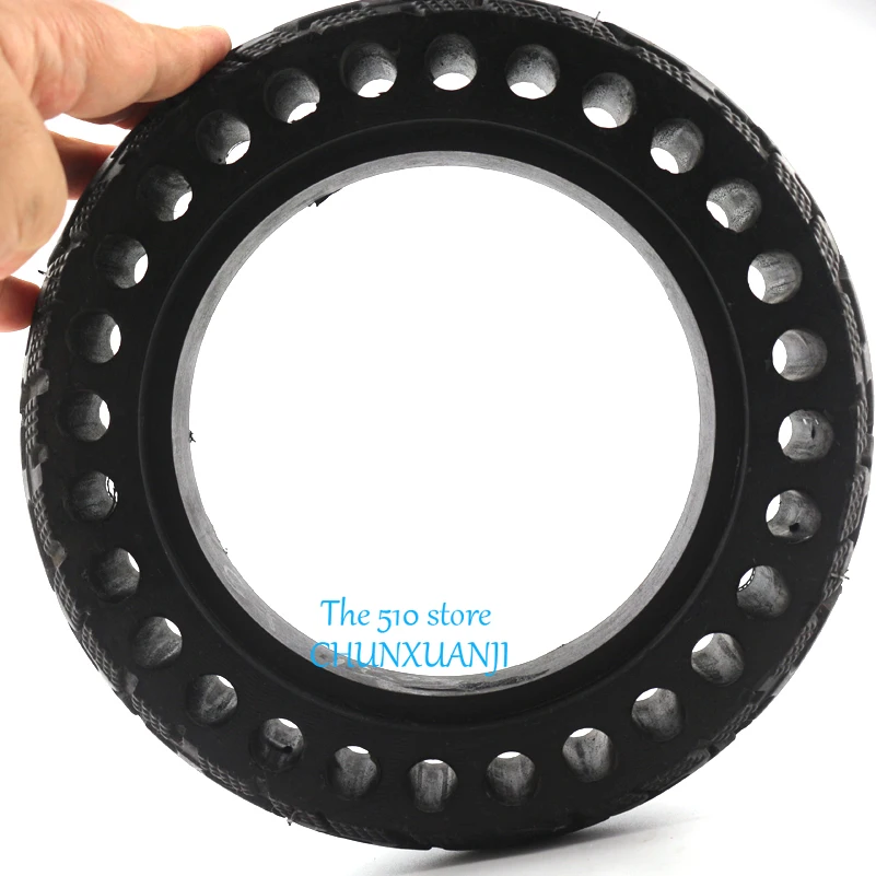 

Lightning shipping 190mm solid tire Shock Absorber Anti-slip Durable Rubber Tyre Wheels For Scooter Upgraded