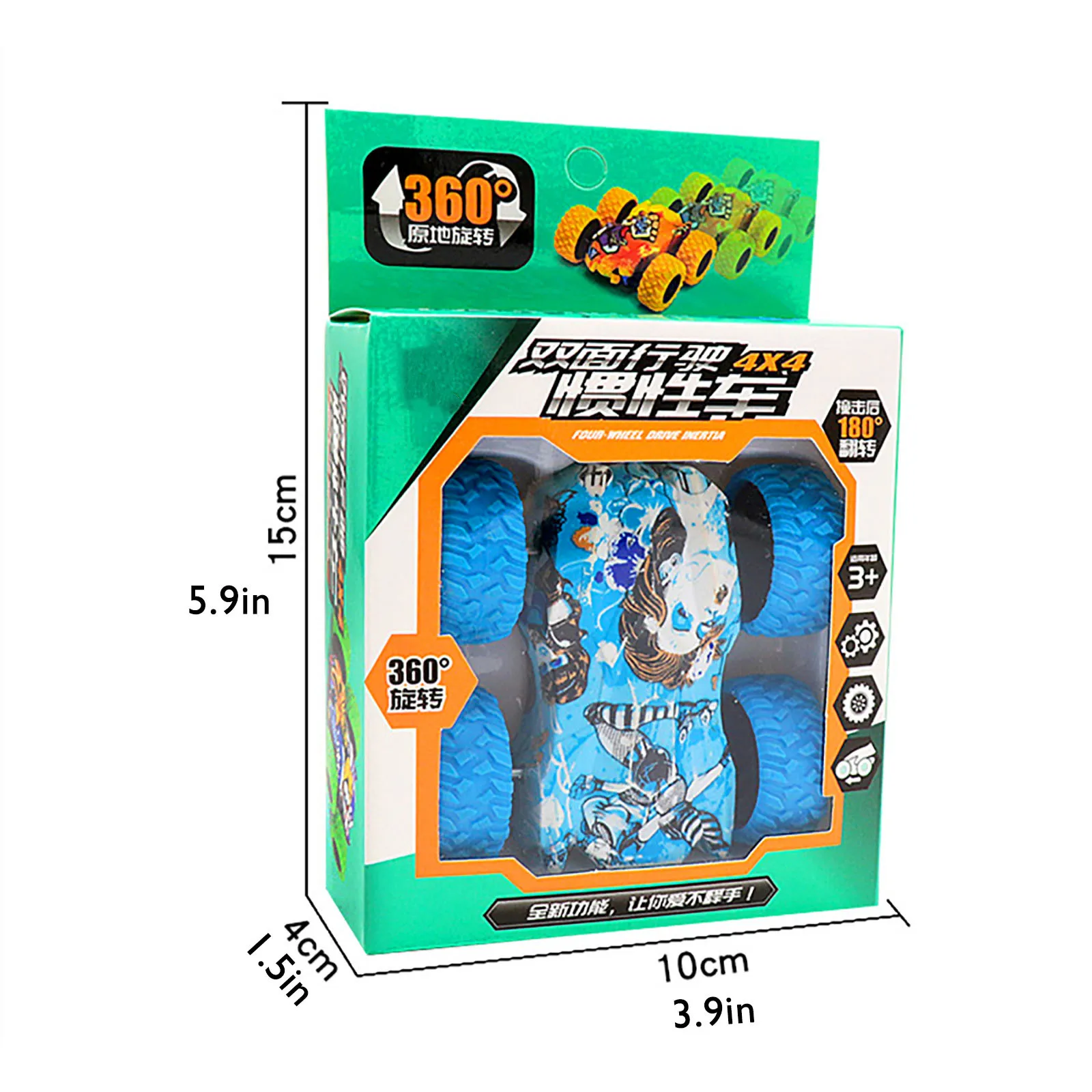 

2021 New Inertia-Double Side Stunt Graffiti Car Off Road Model Car Vehicle Kids Gift car collection pull back model kids toy