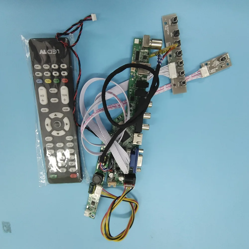 

kit for M170ETN01.1 DIY CVBS 30pin 17" LED LVDS VGA HDMI Panel monitor USB LCD TV AV Controller board 1280X1024