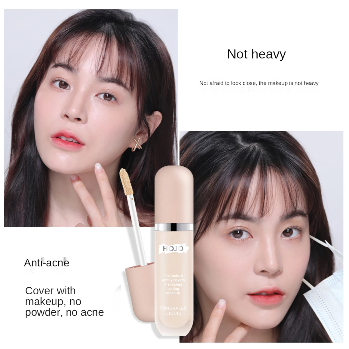 HOJO полное покрытие жидкий консилер макияж под глазами темные круги крем