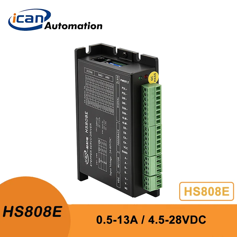 

ICAN Stepper Close Loop Nema17 Nema23 0.5-13A 4.5-28VDC Hybrid Servo Motor Driver