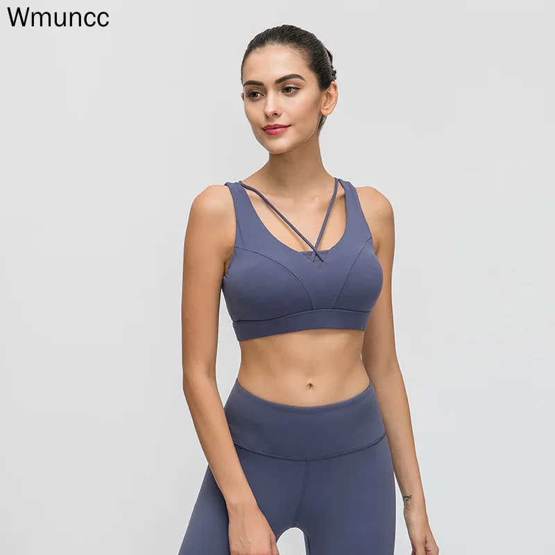 Женские спортивные бюстгальтеры укороченные топы для фитнеса и бега