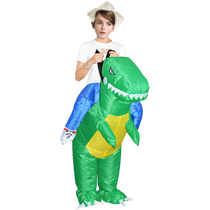 Костюм динозавра Косплей вентилятор управляемый T-Rex надувная одежда в виде