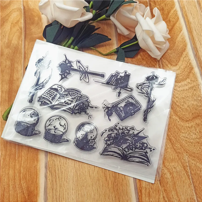 11*16 см горячая Распродажа книг прозрачные штампы/силиконовые уплотнения