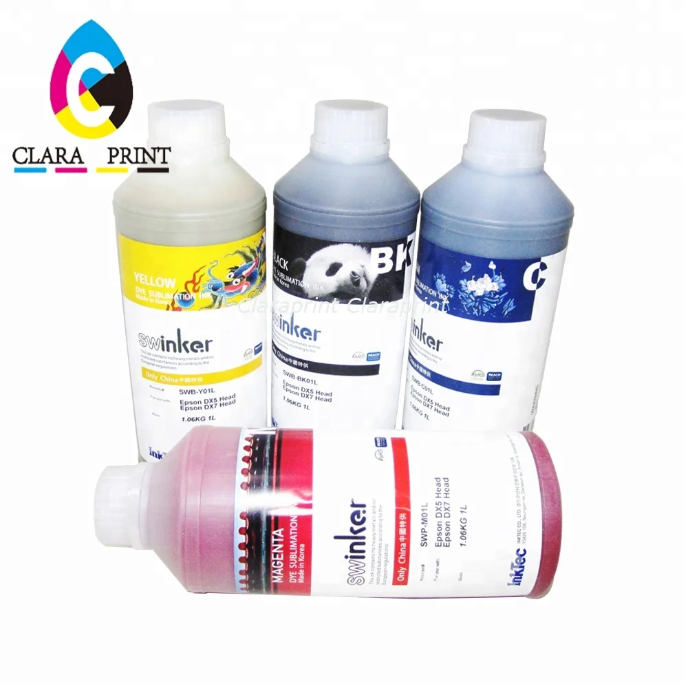 Оригинальные чернила Inktec Swinker(SWB) для сублимационной печати краски Epson DX5 DX7