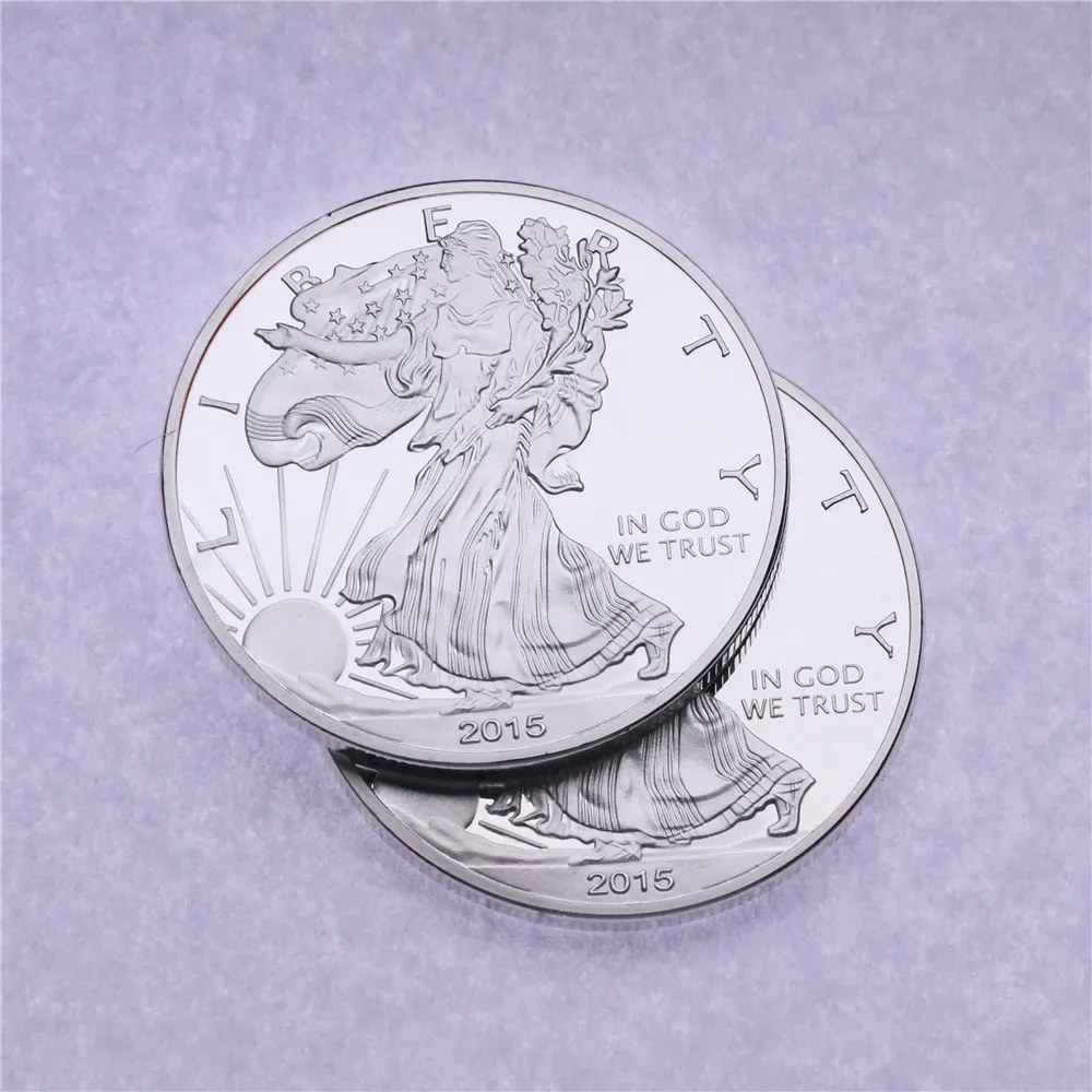 

2015 - 1 oz American Silver Eagle Coin - One Troy oz .999 Bullion 50pcs / 120 $ including fedex free shipping