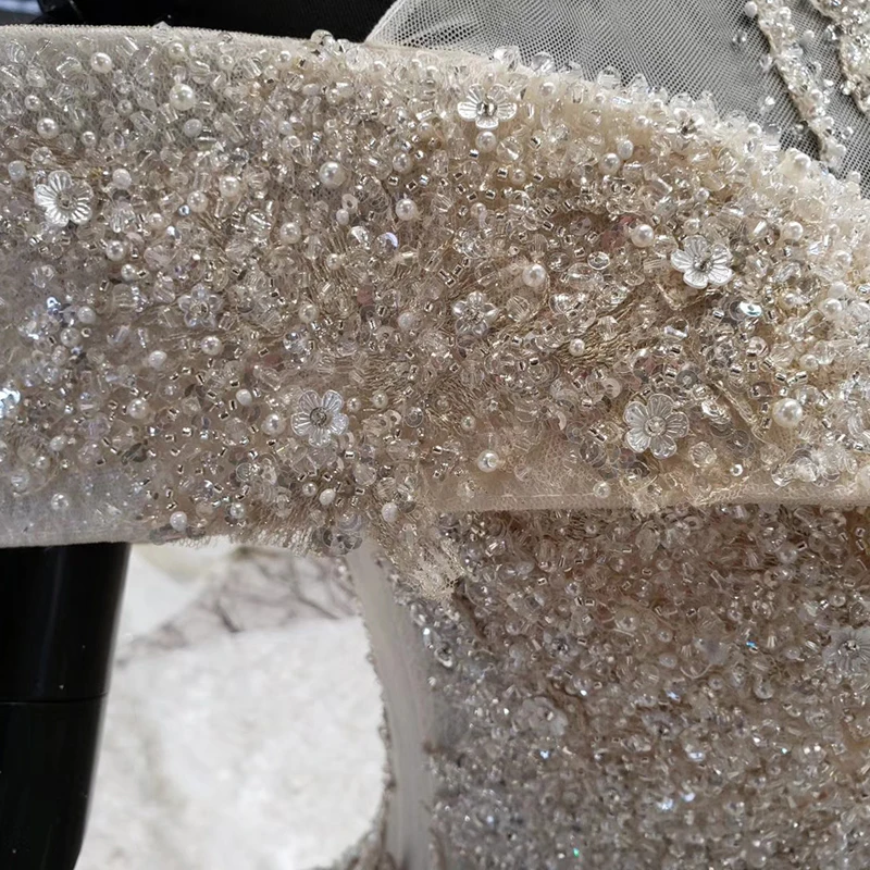 

BGW Ball Gown Wedding Dress Luxury Crystal High Neck Off Shoulder Bride Dress Gown Plus Size Swollen Tiktok Hot Sale Mariage