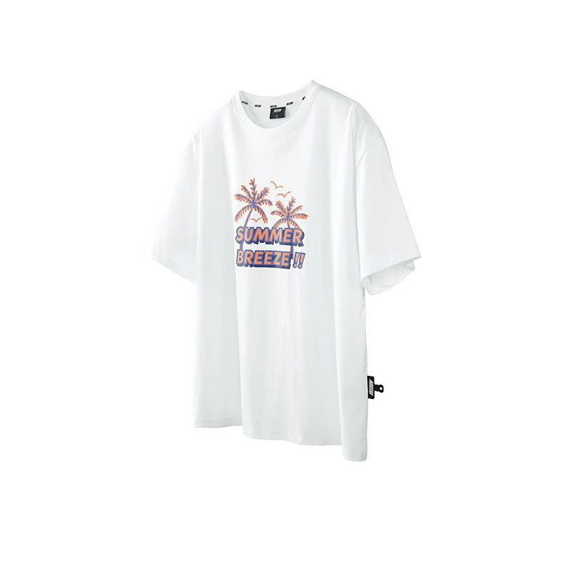 VIISHOW уличная Отпечатано Для мужчин футболка бренд Повседневное белый 2019 новый