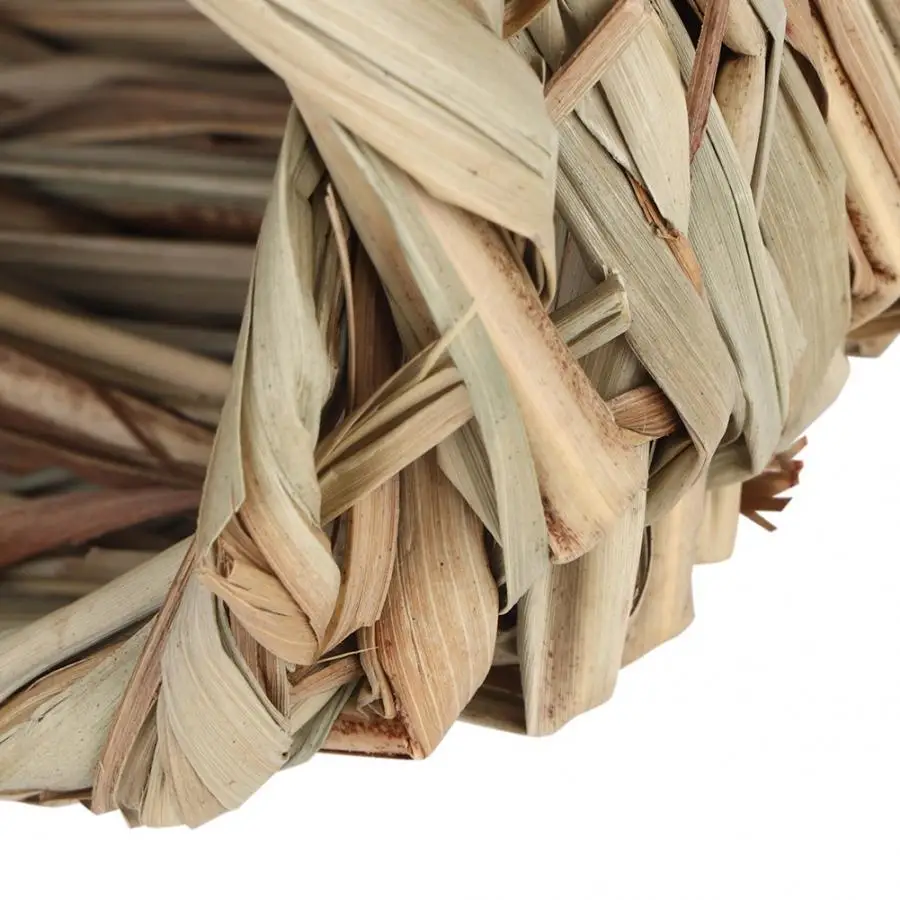 Хомяк домашний Домик из травы соломенная тесьма форма головы кролика Шиншилла ёж