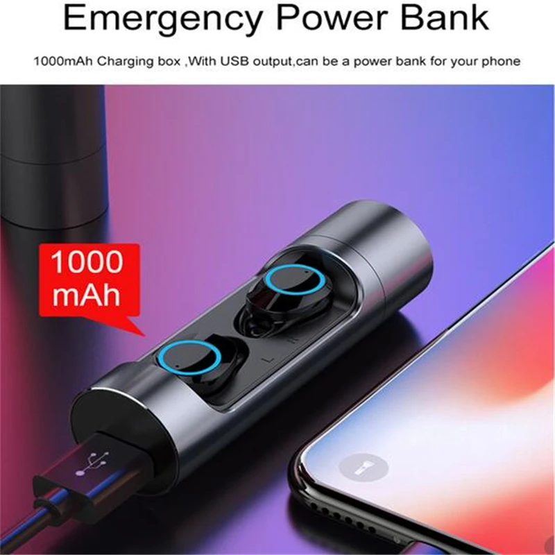 Беспроводные наушники сенсорные вкладыши Bluetooth 5 0 True Wireless Stereo со стабильным