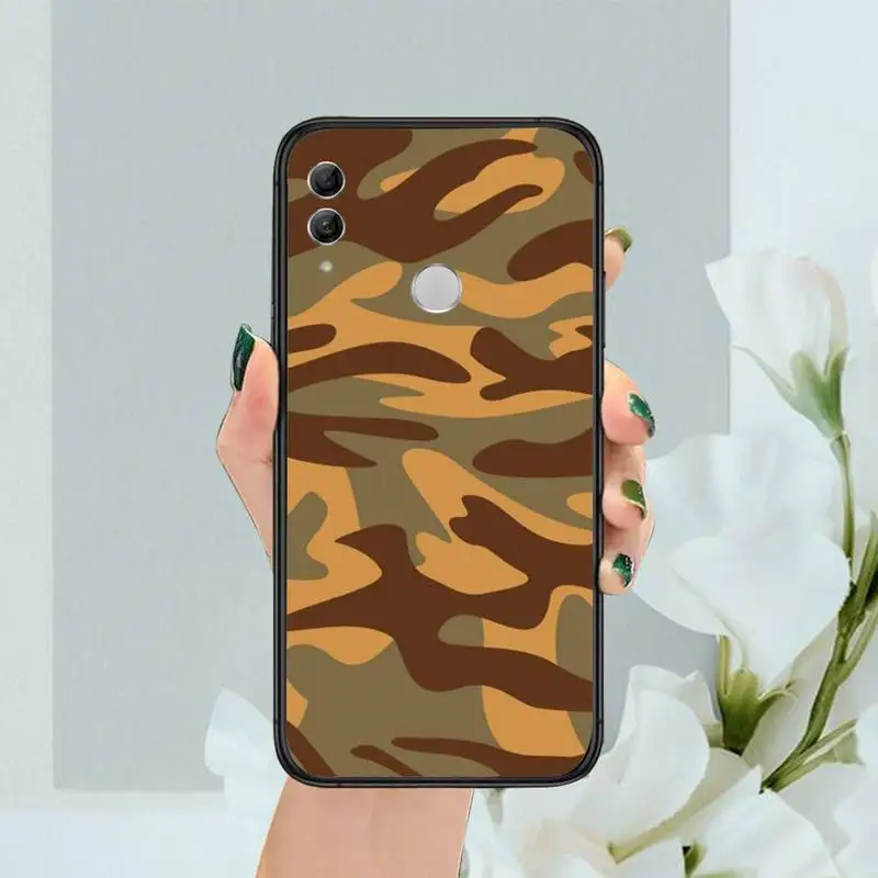

Camouflage Camo Military Army Phone Case For Huawei Y5 Y6 II Y7 Y9 PRIME 2018 2019 NOVA3E P20 PRO P10 Honor 10