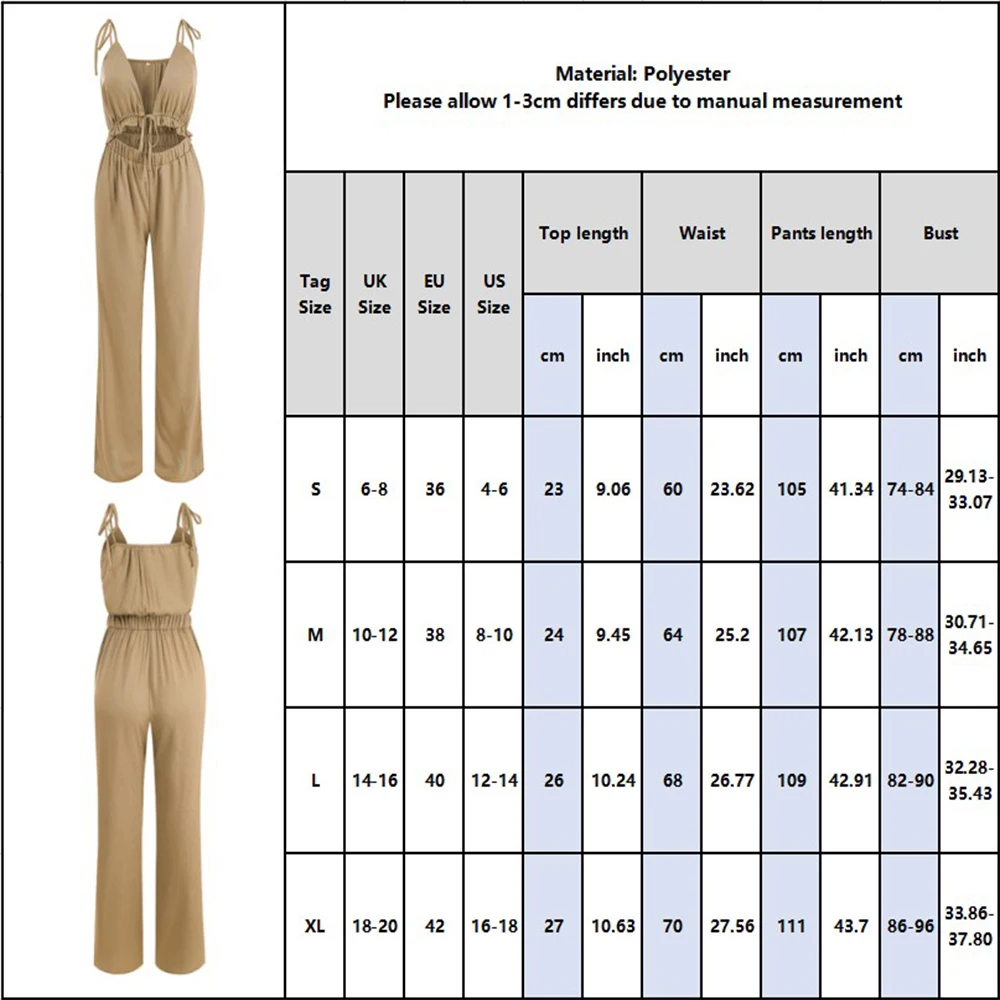 

Women Wide-Leg Jumpsuit Female Elegant Sleeveless Sexy Basic Overall Lace Up Long Romper Full Length FashionNew Trousers D30