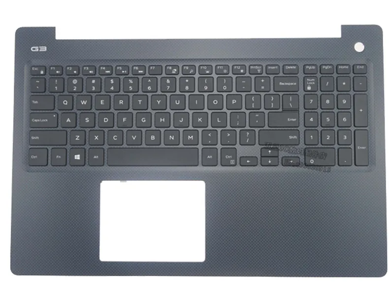 

new For DELL G3 G3 3579 C cover keyboard US N4HJH white backlight