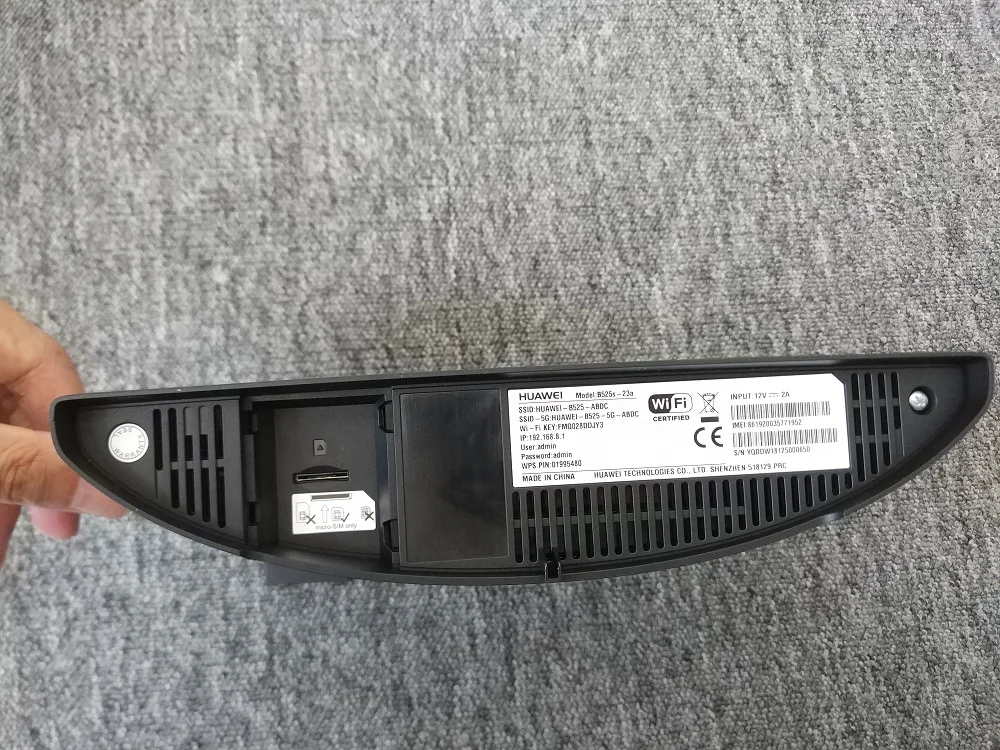 Открыл huawei B525s-23a 4G LTE CPE Беспроводной маршрутизатор шлюза Cat6 4G Hotspot модем с SIM Card Slot PK b315 b528 e5186 e5787