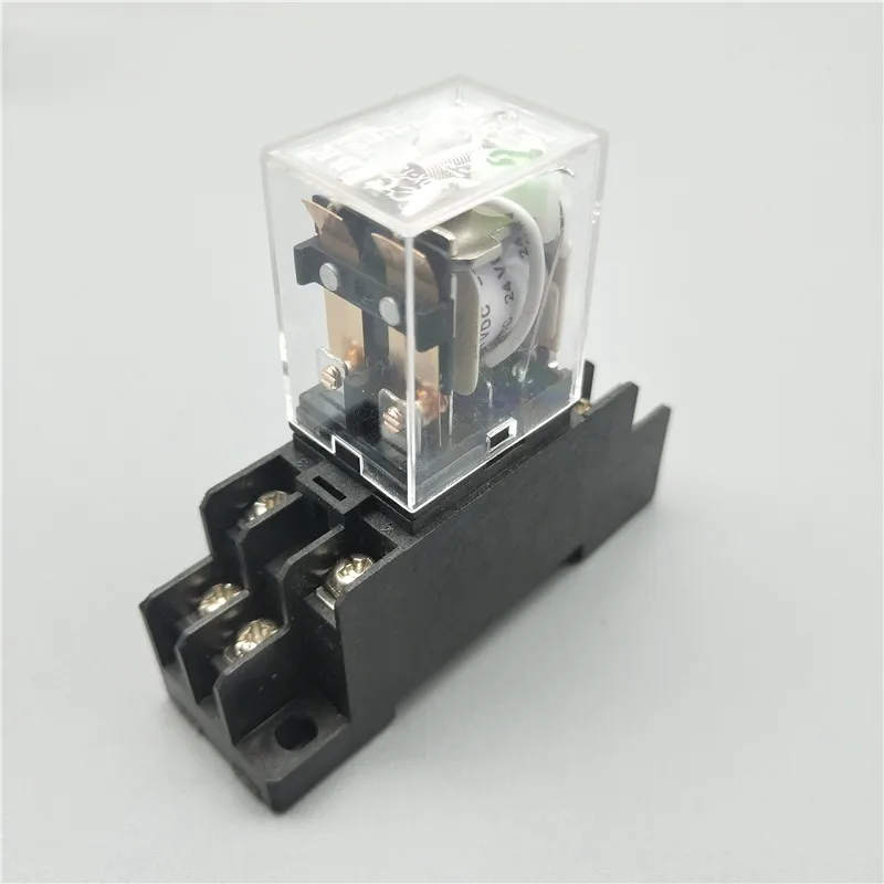 1 шт. LY2NJ HH62P HHC68A-2Z электронная Микро Мини электромагнитное реле 10A 8PIN катушки DPDT с многоконтактной штепсельной вилкой DC12V, 24V AC110 AC220V