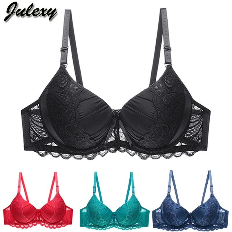 Julexy, чашка B, C, сексуальный бюстгальтер, нижнее белье, пуш-ап, женский бюстгальтер, кружевной цельный бюстгальтер, soutien gorge femme brasieres