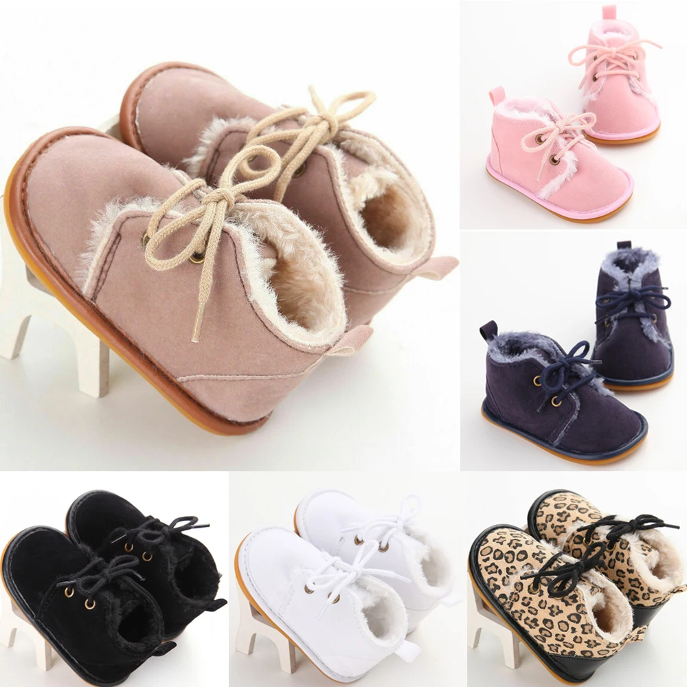 

Baby Casual Shoes Newborn Baby Girl Boy Shoes Warm Snow Boots Toddler Infant Booties Prewalker Size 0-18M